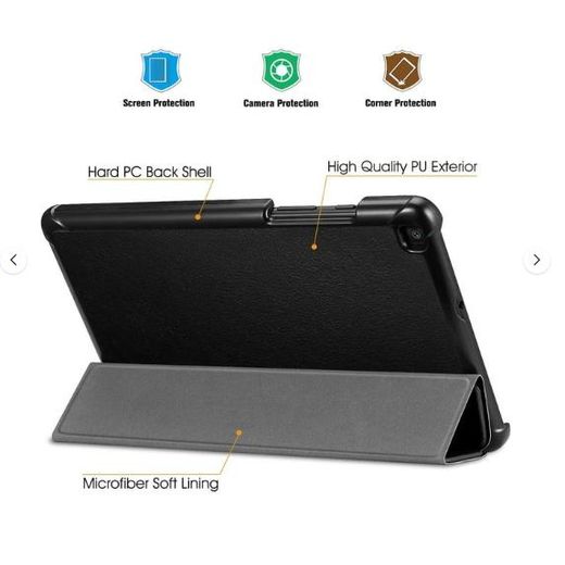 Generic Ultra Slim Shockproof Leather Smart Tablet Cover with Multi Angle Viewing Stand Case for Itel Vista Tab 30 - image 3