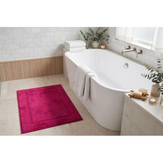 Soft Flocking Bath & Floor Mat