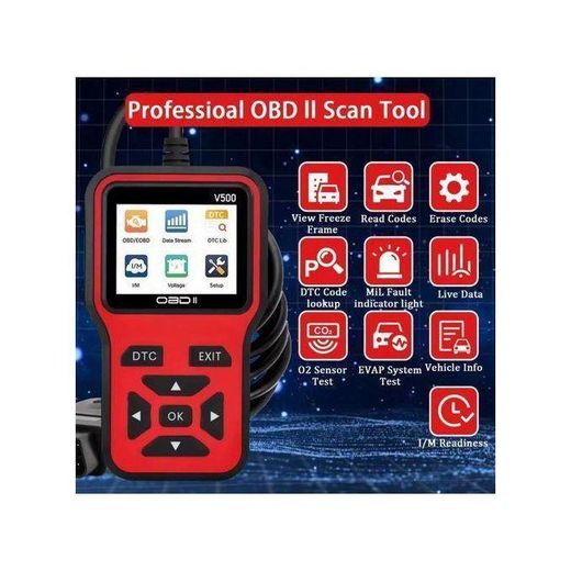 Generic OBD2 Scanner Universal Car Engine Fault Code Reader, CAN Diagnostic Scan Tool for All OBD II Protocol Cars - image 4
