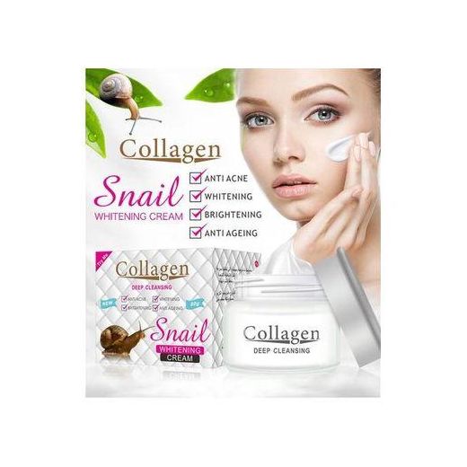 Collagen Collagen Snail Extract Trio Set - Anti-Aging Face Cream, Serum & Soap - 80g, 30g, 100g - image 2