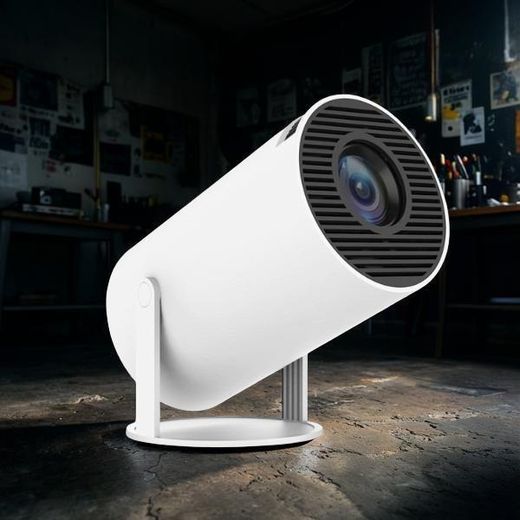 High Performance Stable Performance Display Adjustable , Space Efficient Mini WIFI Led Android Projector with Inbuilt Speaker, HDMI and USB Ports