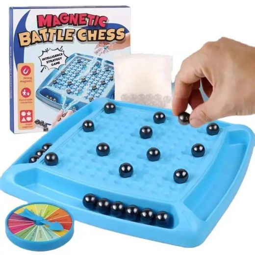 Generic Magnetic battle Chess Set -Fun Family Interactive Games Magnetic Battle Chess Game with Magnetic Stones Board Game - image 3