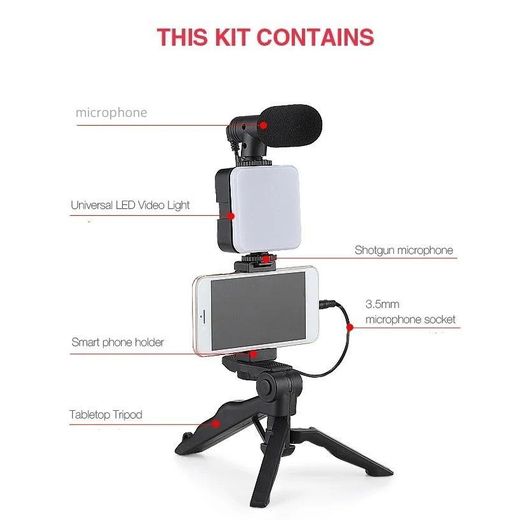 Generic AY-49 Video Kit for 2024: LED Light and Adjustable Tripod - image 2
