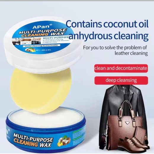 Generic Multi-Functional Cleaning and Stain Removal Cream With Sponge, New Multipurpose Cleaning Cream, White Shoe Cleaning Cream, White Shoe Cleaner, Decontaminate Solid Paste