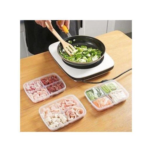 Generic Compartment Fridge Containers/Meal Prep Storage Box Organzer - image 3