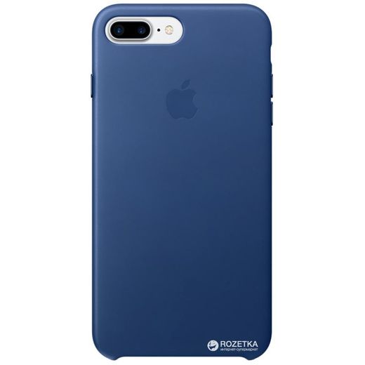 Generic  iPhone 8 Plus Silicone Cover Case - Blue.. - image 2
