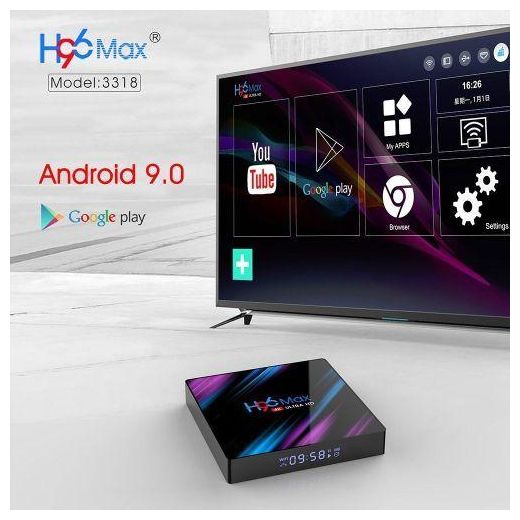 Generic H96 Max 4K 64-bit Android TV Box 4GB+32GB - image 2