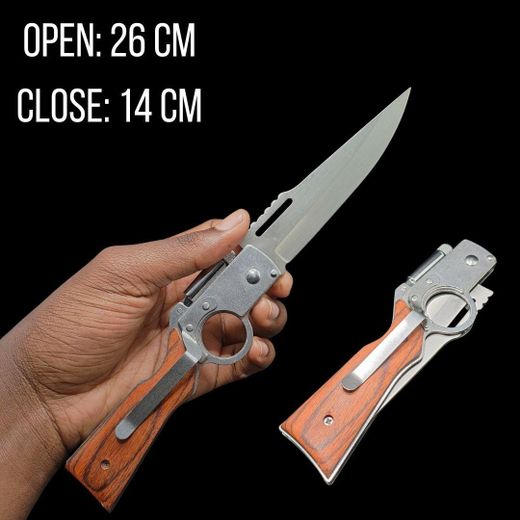 Generic Folding Knife Automatic Camping Hunting LED Lamp Hunt - image 2