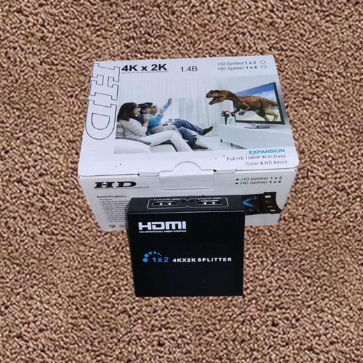 4k Input Resolution Support HDMI Splitter 2way - 1 Hdmi Input 2 Output