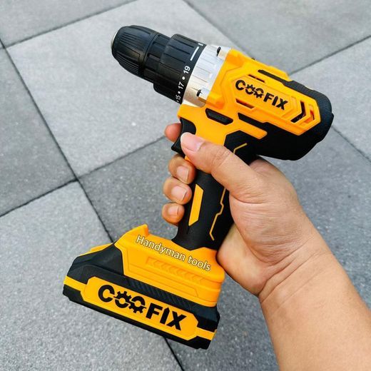 COOFIX Cordless Drill 20V Lithium-ion Drill 20V with Battery and Charger Rechargeable Drill Heavy Duty - image 4
