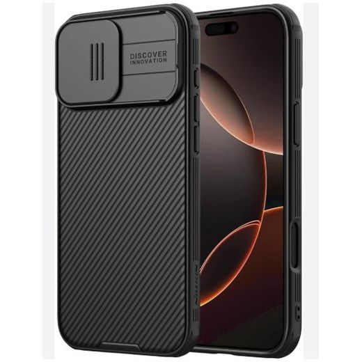 Nillkin CamShield Pro Case for Apple iPhone 16 Pro – Black- - image 3