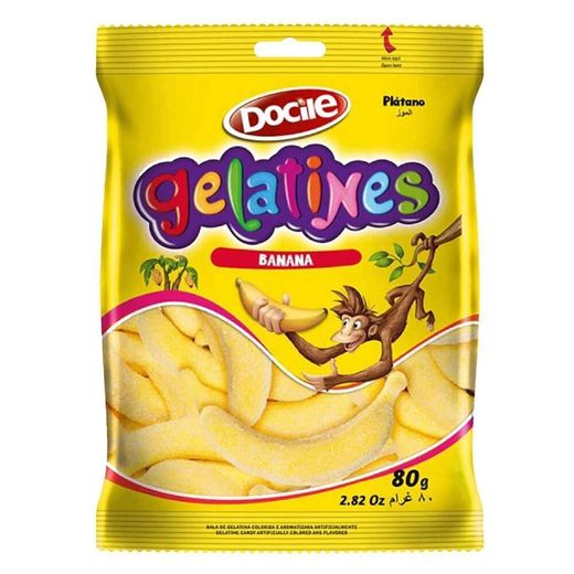 Docile Gelatines Banana Candy 80g