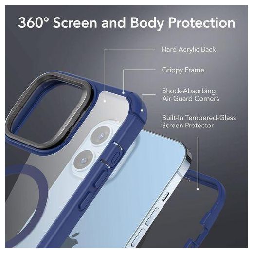 Generic iPhone 12 Pro Max Case Compatible with MagSafe, Built-in Stash Stand Phone Case Protective Cover with Kickstand Function - image 2