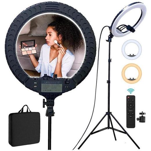 Generic RL14 LED 14 Inch Ring Light with Stand – Dimmable Lighting Kit for YouTube Videos, Portraits, and Beauty Tutorials