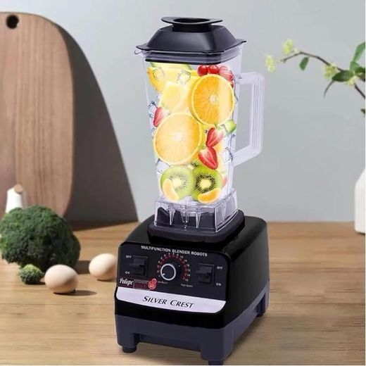 Silver Crest 8500W Countertop Blender - Plastic, Detachable Attachments, Ergonomic Handle