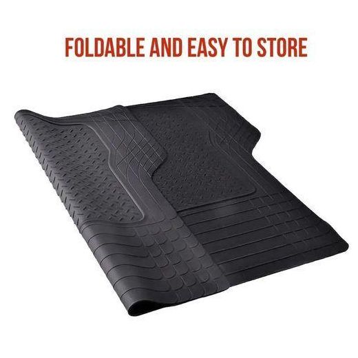 Foldable universal car bootmat  