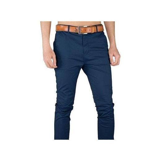 Fashion 3Pack, Soft Khaki Men's Trouser Slim Fit Official Casual- Navy Blue &Black - image 4