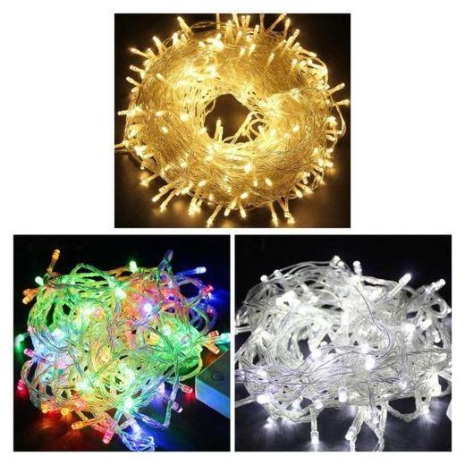Generic 10meters 100 Lights Waterproof Led Christmas String Decoration Colorful Lights Lighting Wedding Party Home Yard Decor - image 2