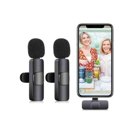 Generic Lavalier Wireless Mic K9 – Dual Mic Set with 360° Sound