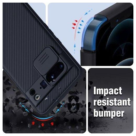 Nilkin CamShield Pro For Google Pixel 8 Pro Case With Slide Camera Cover, Military Grade Drop Protection Shockproof Bumper, Anti-slip And Scratch Slim Phone Case For Pixel 8 Pro - image 4