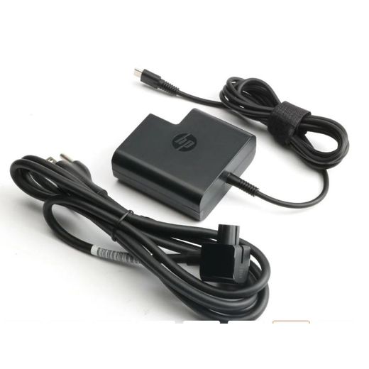 Hp Fast Charging USB-C Laptop Charger – 65W Type-C Adapter for EliteBook 1030 G2/G3, 1040 G3/G4 & X360 USB-C Models – Complete Set - image 2