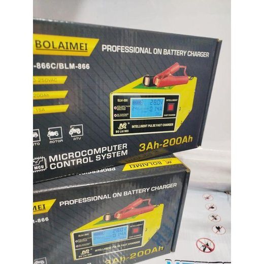 Car Battery Charger BOLAIMEI BLM-866 12V/24V Charger Automotive Maintainer Trickle
