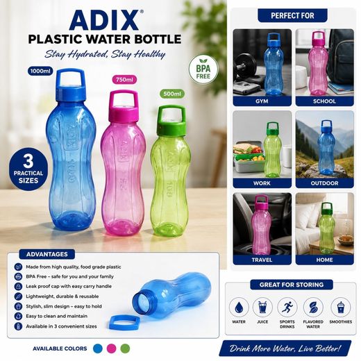 Adix Plastic Water Bottle