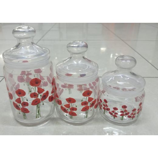 3pcs luminarc cannister set 