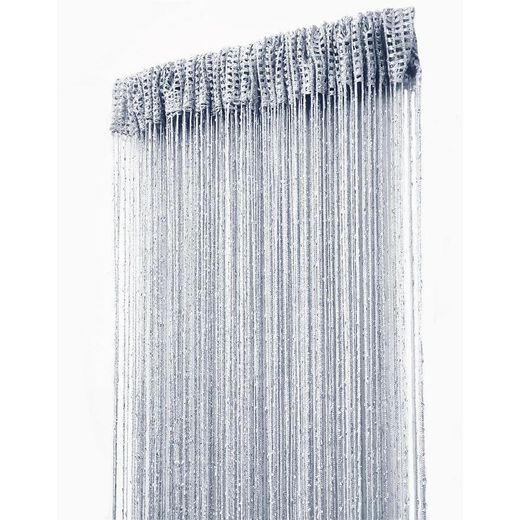 Generic Decorative Door String Curtains Wall Panel Tassels Blinds Room Divider for Wedding Party Restaurant Home Salon,Kinyozi,Open Doors - image 4