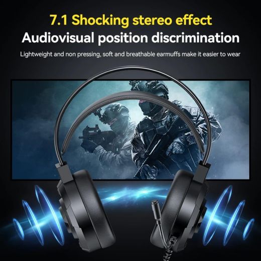 Generic 7.1 Virtual Surround Sound USB Gaming Headset - image 4