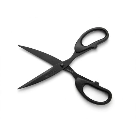 Generic Sunnybelt WJ-6333 8.5" Black Rustproof Scissors - Sharp Edge & Ergonomic Grip for Office, Home & Craft - image 3