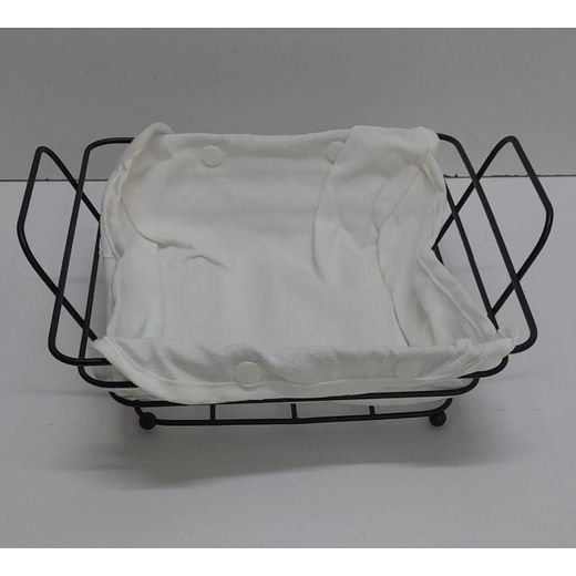 Generic Metallic Fruit, Bread, Deco Holder Basket / Palette with Cloth Support - image 2