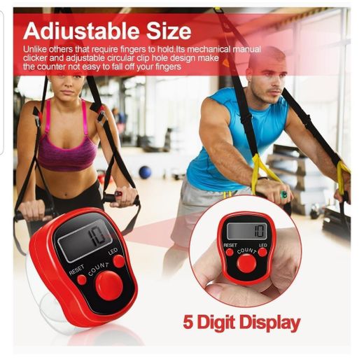 Generic Digital Finger Tally Counter Tasbeeh Ring - image 2