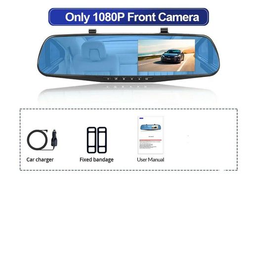 Generic 3.5" HD 1080p Front only car dash camera front DVR  video recorder, with night vision and G-Sensor - image 4