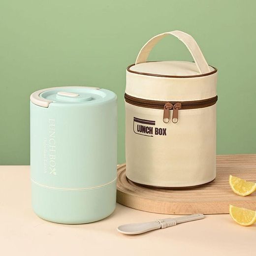 3 Layers  Stainless Steel Lunch Box With Insulated Lunch Bag 