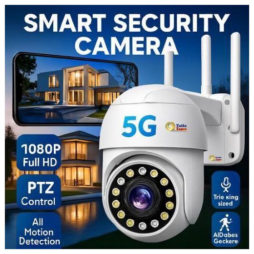 Generic 360° Smart Wireless PTZ CCTV Security Camera – WiFi 360° AI Integrated Humanoid Tracking - Night Vision 1080P CAMERAS - image 2