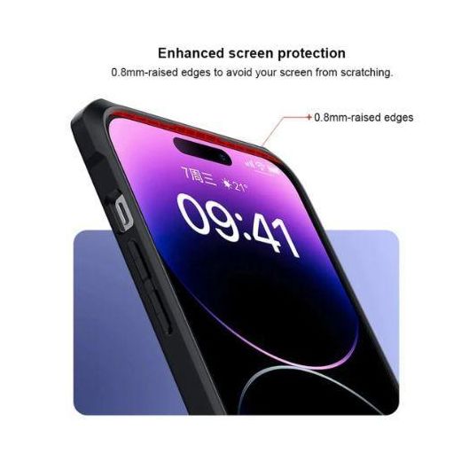 Generic Apple iPhone 14 Xundd MAGNETIC MagSafe Compatible 4-Corner Shockproof Airbags Bumper Transparent Protective Back Cover Case Protective Phone Cover - image 2