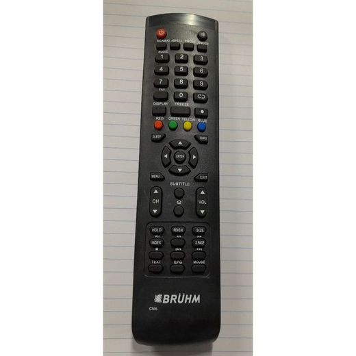 Bruhm Bruhm Remote Control for All Televisions - Black - No Programming Required