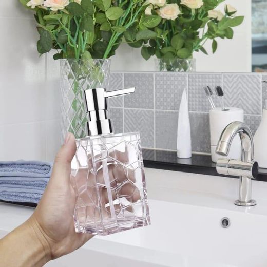 Generic Acrylic soap / shampoo pump bottle - image 2