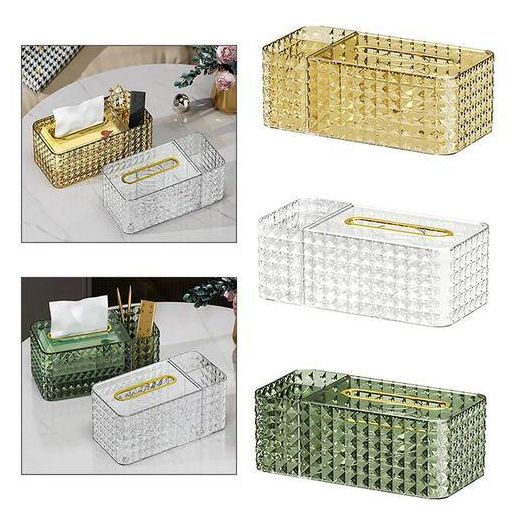 Generic Acrylic Serviette/Tissue Box Holder Cosmetic/Makeup Organizer