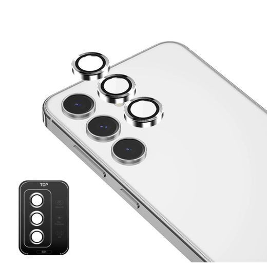 Generic Silver Metal Ring Camera Lens Protector for Samsung Galaxy S24
