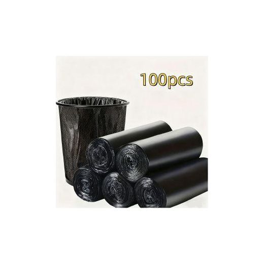 Generic 100pcs Trash Bags, Small Bin Liners, 5 Liters 100 Counts Colourful Garbage Bags for Office Kitchen Bathroom (17.71"x19.68") (45cmx50cm) - image 2