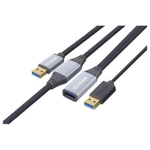 Generic Infobit USB 3.0 Active Copper Extension Cable AM to AF 5M - image 2