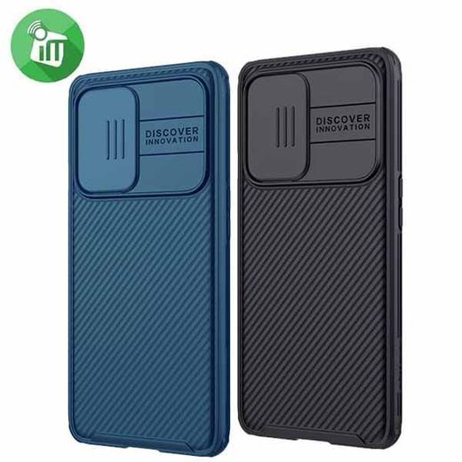 Generic Nillkin CamShield Pro Cover Case for OnePlus 9 Pro, Shockproof Anti-Scratch Protective Case with Sliding Camera Cover, Soft TPU + Hard PC Hybrid Back – Blue