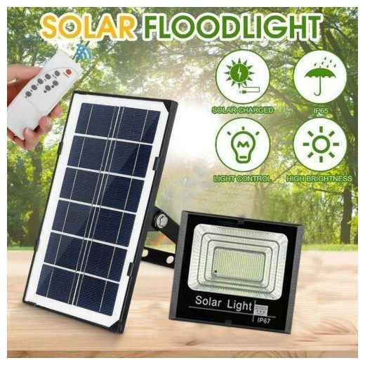 CcLamp 50w Solar Security FLOODLIGHT Dusk To Dawn With Solar Panel,"50W Solar Security Floodlight with Included Solar Panel and Dusk-to-Dawn Sensor" - image 3