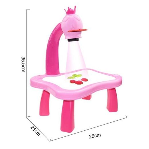 Generic Children's Intelligent Projection Painting Machine Enlightenment Early Education Drawing Board Table Color Drawing Board Children Graffiti Whiteboard - image 2