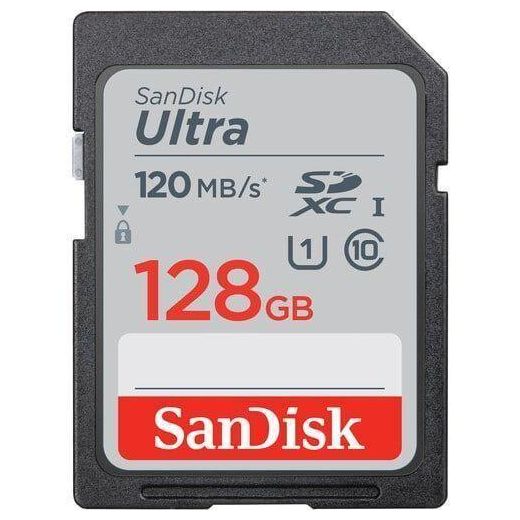 Sandisk 128gb sd card ultra, high speed camera card SDXC-UHS-1 - image 2