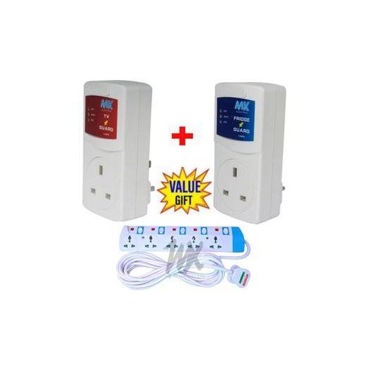 MK TV GUARD AND DURABLE FRIDGE GUARD+FREE 5 WAY EXTENSION 