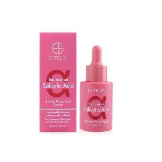 Estelin  Salisylic Acid And Tea Tree Face Serum ,Removes Acnes Marks,Readiness, Control Oil And Sothes
