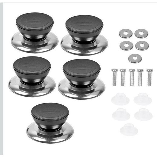 Pot lid replacement knob with screws,-ASET OF 3
